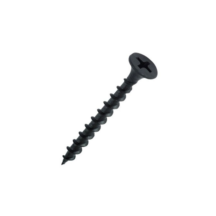 TORNILLO P/DRYWALL PUNTA FINA NEGRO  6 X 1" (25MM) DRYMART