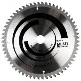 DISCO SIERRA MULTIMATERIAL  7 1/4"-60 D BOSCH 2608.642.193