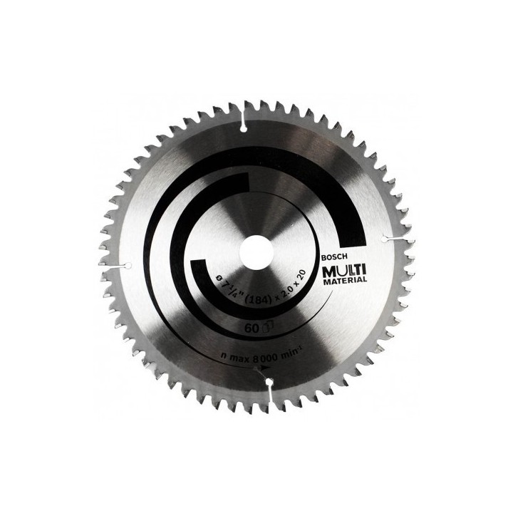 DISCO SIERRA MULTIMATERIAL  7 1/4"-60 D BOSCH 2608.642.193