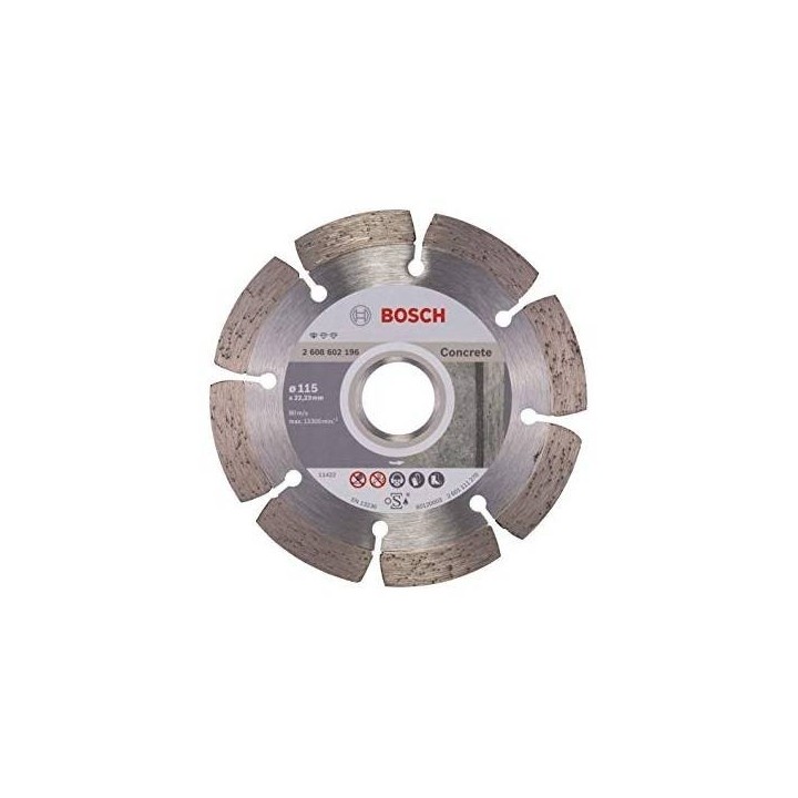DISCO DIAMANTADO PROF. BPE SEGMENTADO P/ CONCRETO  4 1/2" BOSCH 2608.602.196