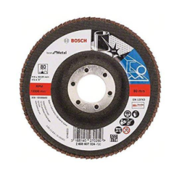 DISCO FLAP PLANA AC/INOX./HIERRO  4 1/2" GR. 80 BOSCH 2608.607.324
