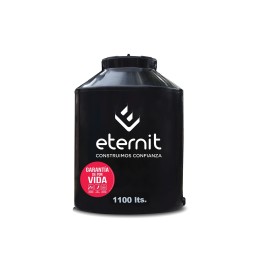 TANQUE DE AGUA NEGRO ETERNIT 1100 LTS