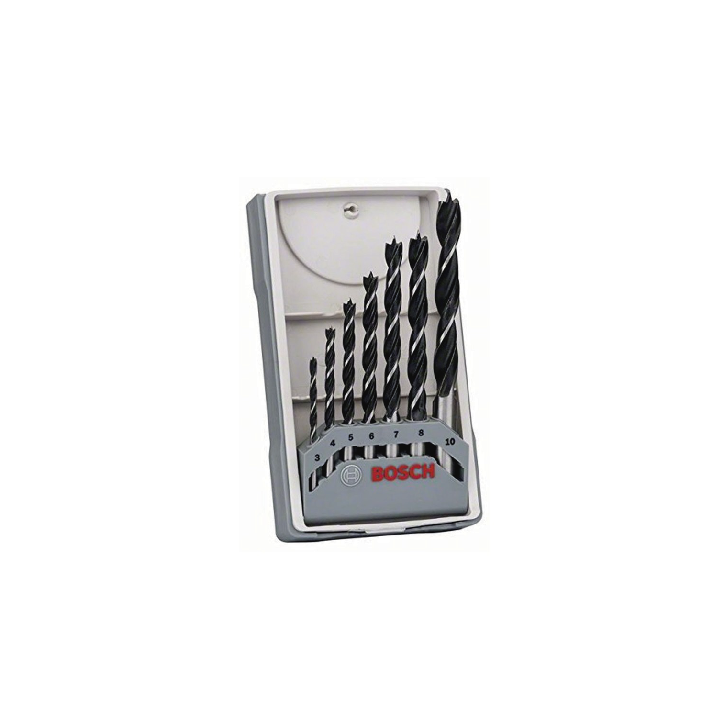 SET DE BROCAS P/MADERA X-LINE X 7 UNID.  (3/4/5/6/7/8/10 MM) BOSCH 2607.017.034