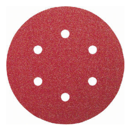 DISCOS DE LIJA C470 P/LIJADORAS EXCENTRICAS (6 AGUJEROS) 6" GR 60 BOSCH 2 608 607 834