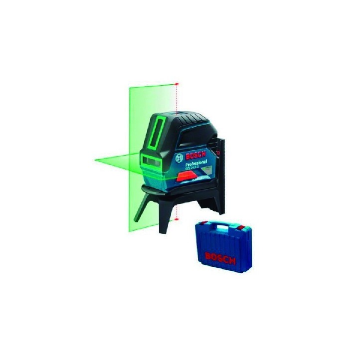 NIVEL LASER GCL 2-15  2 LINEAS (VERDE) 15 MTS + RM1 + MALETIN BOSCH  0601.066.J00
