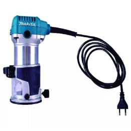 RECORTADORA 1/4" 710 WATTS MAKITA RT0700CX3 + SET BASES X 3 UNIDADES