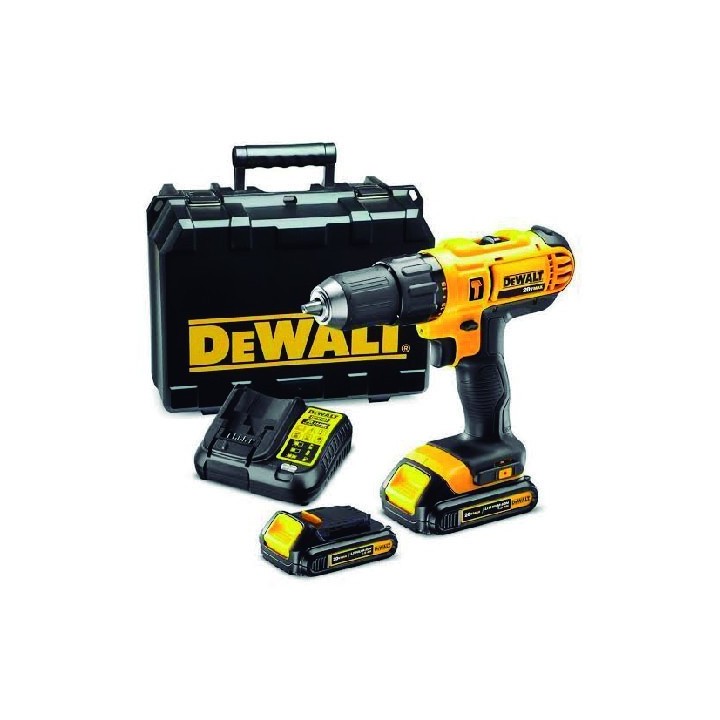 TALADRO ATORNILLADOR 1/2" 20V C/MALETA DEWALT DCD776C2