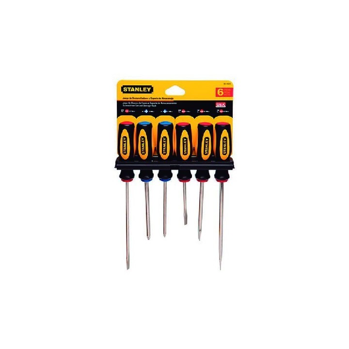 DESARMADOR JUEGO 6 PZAS STANLEY 60-060