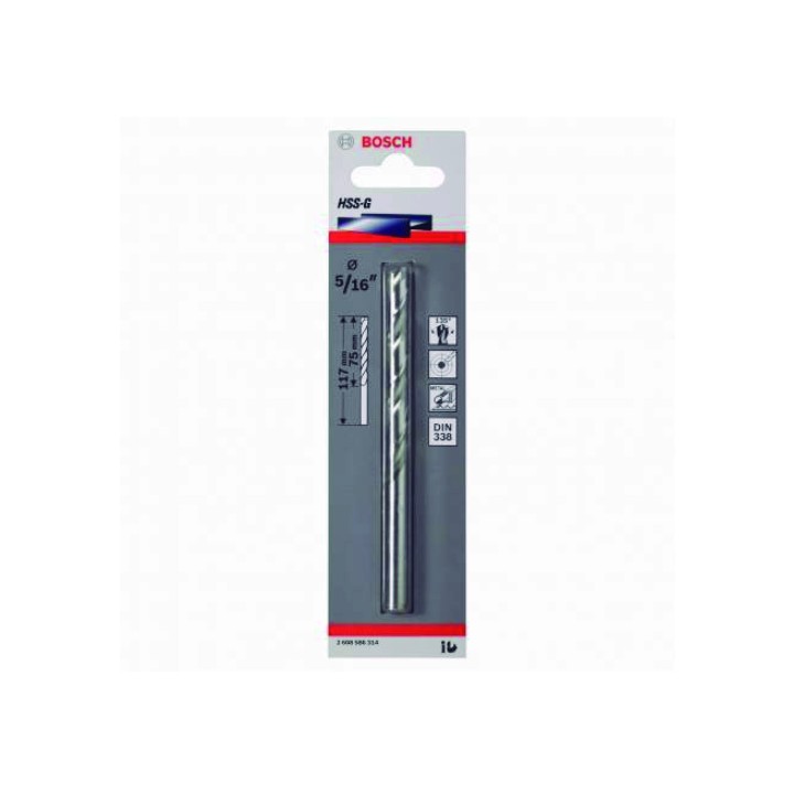 BROCA CILIN. P/ METAL HSS-G  135-4 MM BOSCH  2608.595.024