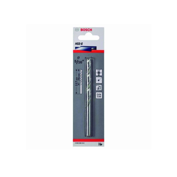 BROCA CILIN. P/ METAL HSS-G 4.6 MM BOSCH  2608.595.341