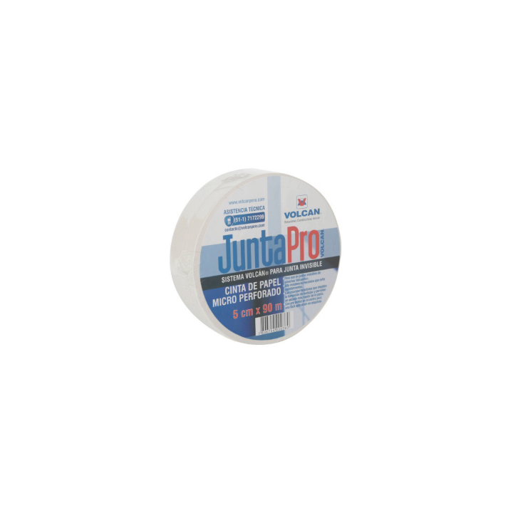 CINTA DE PAPEL P/DRYWALL JUNTAPRO 5CM X 90 MT