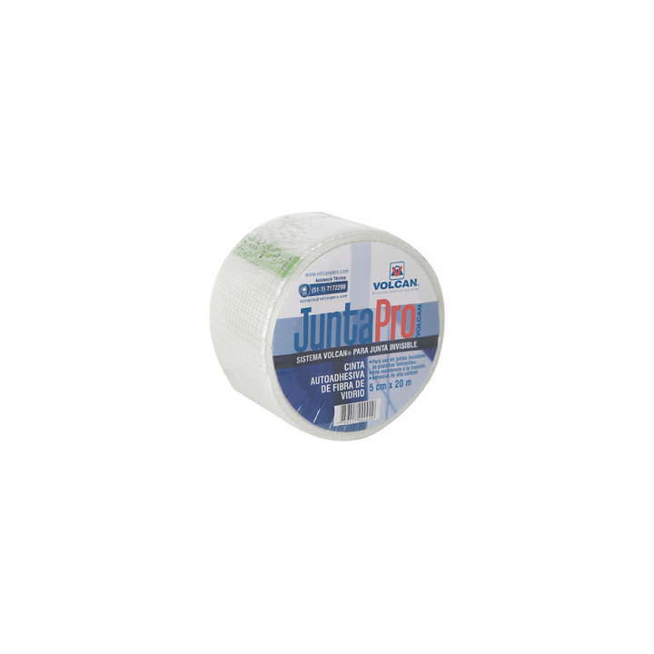 CINTA DE PAPEL P/DRYWALL JUNTAPRO 5CM X 20 MT