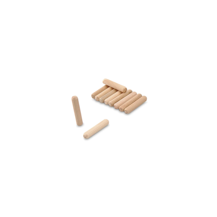 TARUGO D/MADERA RANURADO M8X40 (5/16) QA2001