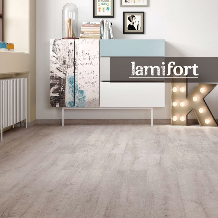 Piso Laminado Castaño Rustico Lamifort 197 X 1215 X 07 mm 10 Pzas (2.39M2)