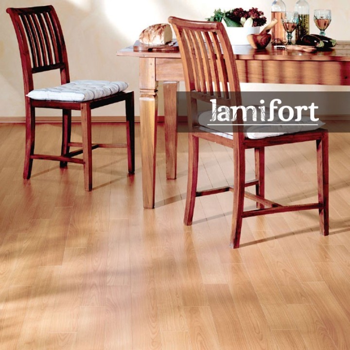 PISO LAMINADO HAYA NATURAL CALIDAD AC4 LAMIFORT 197 X 1215 X 07 MM 10PZAS (2.39M2)  H6836